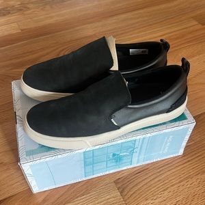 Black Slip-On Sneakers